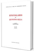 Epistolario di Quintino Sella: Appendice