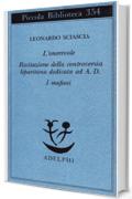 L'onorevole-Recitazione della controversia liparitana dedicata ad A. D. -I mafiosi