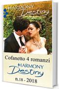 Cofanetto 4 romanzi Harmony Destiny -18: Nel letto del milionario | Passione dietro la maschera | Una sposa in fuga | Un destino perfetto