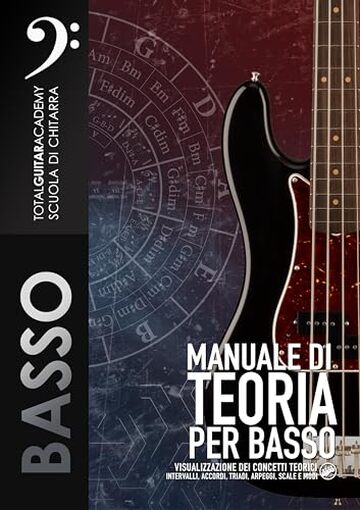 Manuale di Teoria per Basso: Visualizzazione dei concetti teorici: intervalli, accordi, triadi, arpeggi, scale e modi