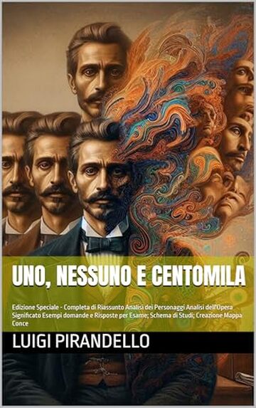 UNO, NESSUNO E CENTOMILA: Edizione Speciale - Completa di Riassunto Analisi dei Personaggi Analisi dell'Opera Significato Esempi domande e Risposte per Esame; Schema di Studi; Creazione Mappa Conce