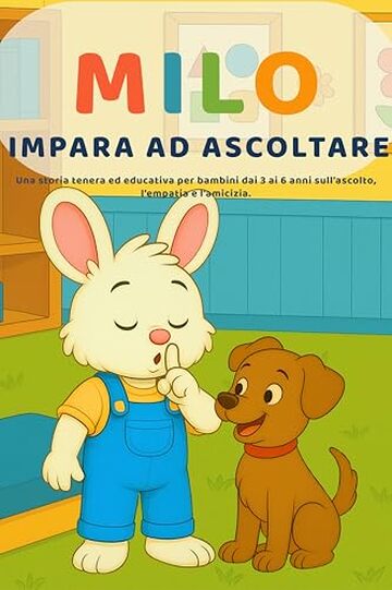 Milo impara ad ascoltare: Una storia tenera ed educativa per bambini dai 3 ai 6 anni sull&rsquo;ascolto attivo, l&rsquo;empatia e l&rsquo;amicizia. (Le piccole lezioni di Milo-)