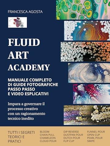 Fluid Art Academy: Manuale completo di guide fotografiche passo passo e video esplicativi