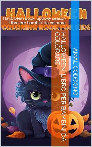 Halloween. Libro per bambini da colorare: Halloween book. Spooky season. Libro per bambini da colorare.