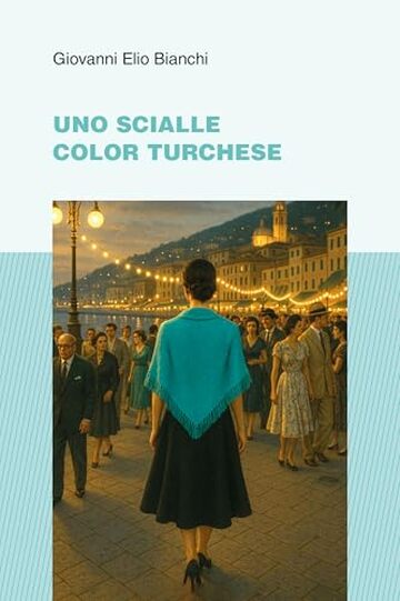 Uno scialle color turchese