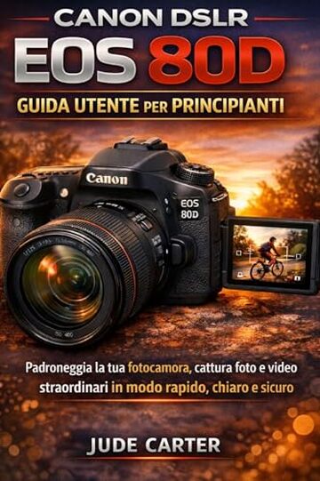 CANON DSLR EOS 80D GUIDA UTENTE PER PRINCIPIANTI: Padroneggia la tua fotocamera, cattura foto e video straordinari in modo rapido, chiaro e sicuro
