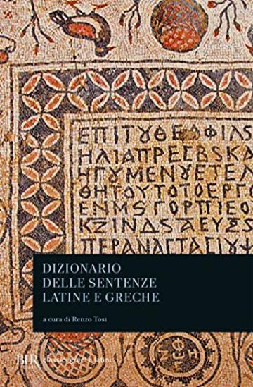 Dizionario delle sentenze latine e greche